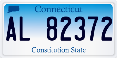 CT license plate AL82372