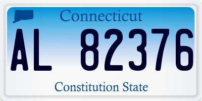 CT license plate AL82376