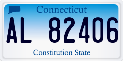 CT license plate AL82406