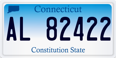 CT license plate AL82422