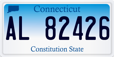 CT license plate AL82426
