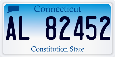 CT license plate AL82452