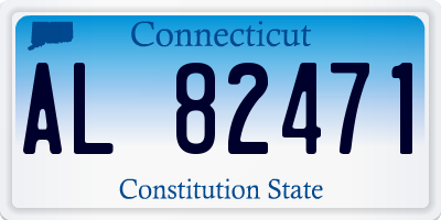 CT license plate AL82471