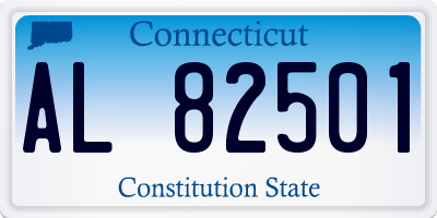 CT license plate AL82501