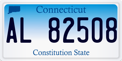 CT license plate AL82508