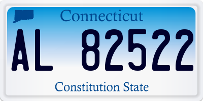 CT license plate AL82522