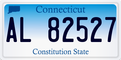 CT license plate AL82527