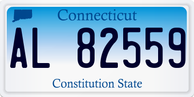 CT license plate AL82559