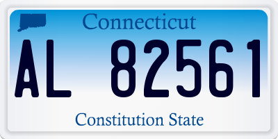 CT license plate AL82561