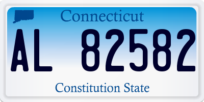 CT license plate AL82582