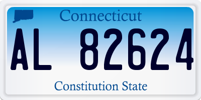 CT license plate AL82624