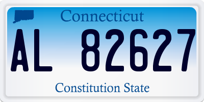 CT license plate AL82627