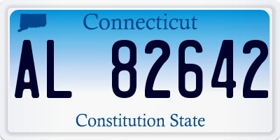 CT license plate AL82642
