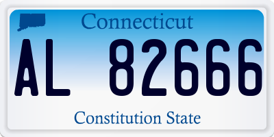 CT license plate AL82666