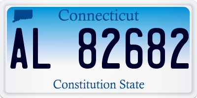 CT license plate AL82682