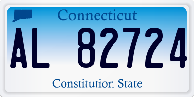 CT license plate AL82724