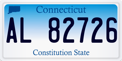 CT license plate AL82726