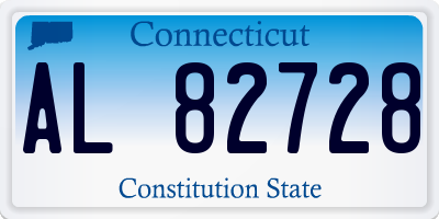 CT license plate AL82728