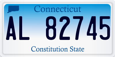CT license plate AL82745