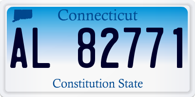 CT license plate AL82771