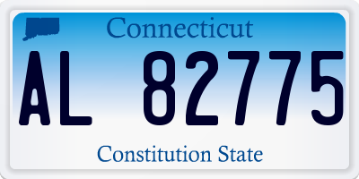 CT license plate AL82775