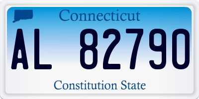 CT license plate AL82790