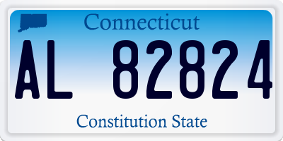 CT license plate AL82824