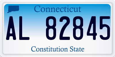CT license plate AL82845