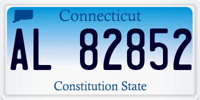 CT license plate AL82852