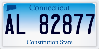 CT license plate AL82877