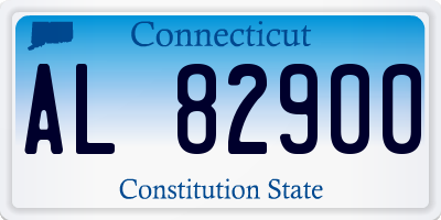 CT license plate AL82900