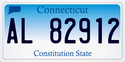 CT license plate AL82912