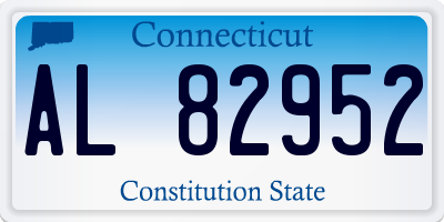 CT license plate AL82952