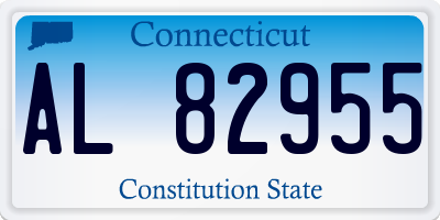 CT license plate AL82955