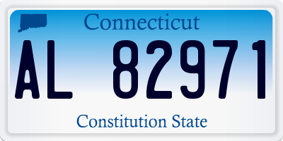 CT license plate AL82971