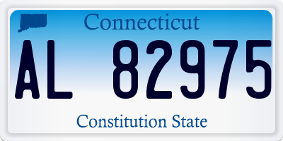 CT license plate AL82975
