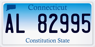 CT license plate AL82995