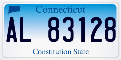 CT license plate AL83128