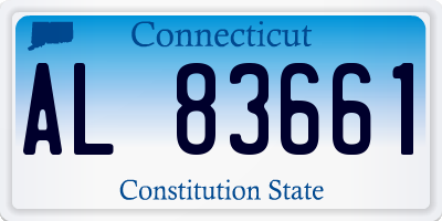 CT license plate AL83661