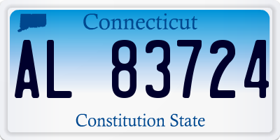 CT license plate AL83724