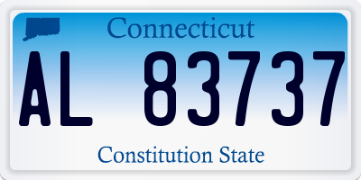 CT license plate AL83737