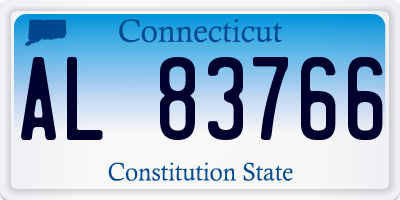 CT license plate AL83766