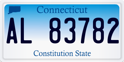 CT license plate AL83782