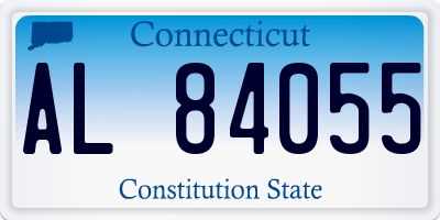CT license plate AL84055