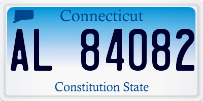 CT license plate AL84082