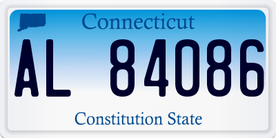 CT license plate AL84086
