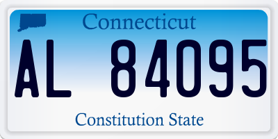 CT license plate AL84095
