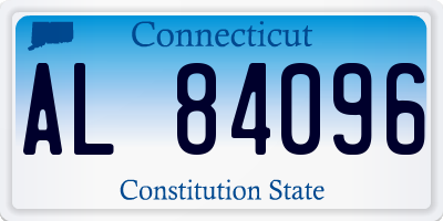 CT license plate AL84096