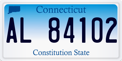 CT license plate AL84102
