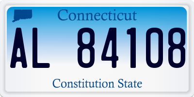 CT license plate AL84108